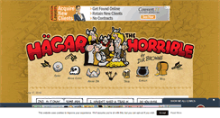 Desktop Screenshot of hagarthehorrible.com